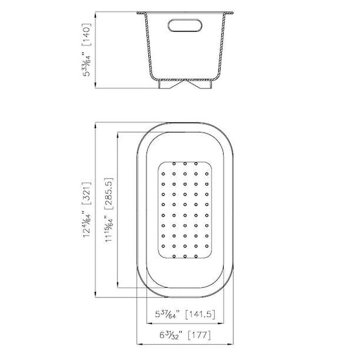 Linsol Foster White Colander 