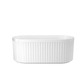 Linsol Georg 1700mm Freestanding Bath - Matte White