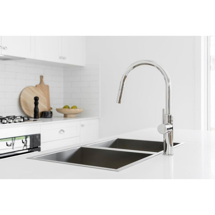 Linsol Halo Pull Out Sink Mixer - Chrome 