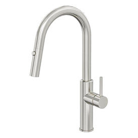Linsol Halo S2 Pull Out Sink Mixer - Brushed Nickel 