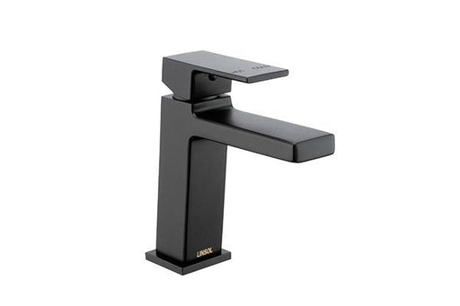 Linsol Joseph Matte Black Basin Mixer-JOS-MB-01-blue-leaf-bathware