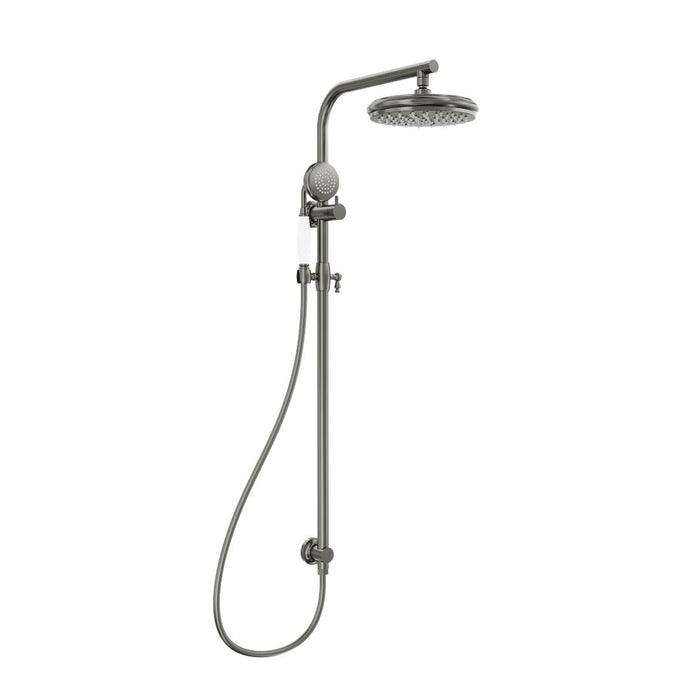 Linsol Klassique Shower Combination with 210mm Head - Gunmetal 
