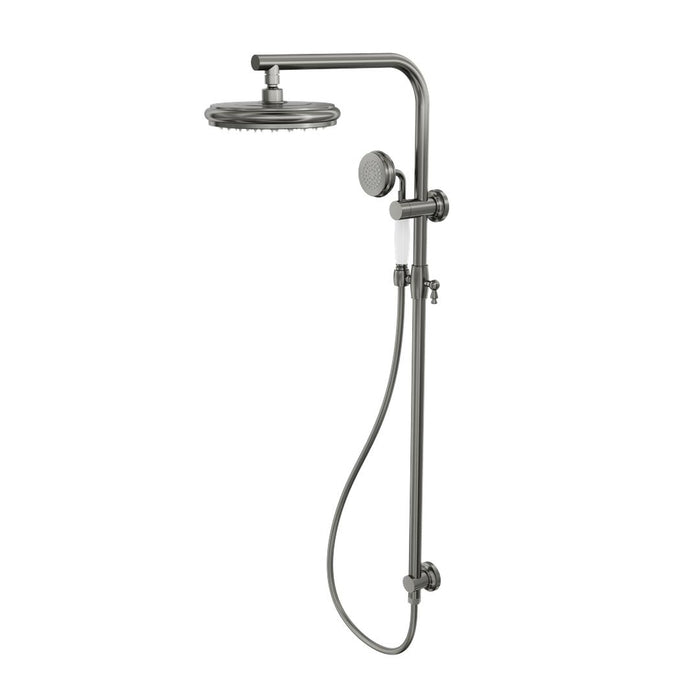 Linsol Klassique Shower Combination with 210mm Head - Gunmetal 