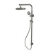 Linsol Klassique Shower Combination with 210mm Head - Gunmetal 