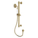Linsol Klassique Sliding Shower Rail - Brushed Brass 