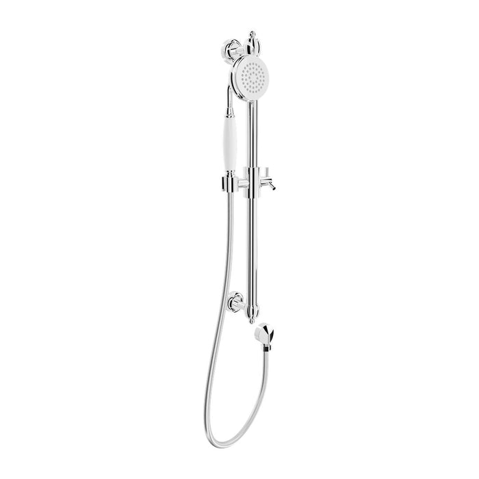Linsol Klassique Sliding Shower Rail - Chrome 