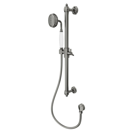 Linsol Klassique Sliding Shower Rail - Gunmetal 
