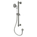 Linsol Klassique Sliding Shower Rail - Gunmetal 