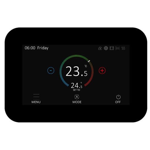 Linsol Konnect 5.1in Dual Thermostat - Matte Black 