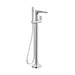 Linsol Kyah Freestanding Bath Filler with Hand Shower - Chrome 