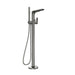 Linsol Kyah Freestanding Bath Filler with Hand Shower - Gunmetal 