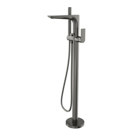 Linsol Kyah Freestanding Bath Filler with Hand Shower - Gunmetal 