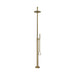 Linsol Lamezia Marine Grade Outdoor Shower - Brushed Brass 