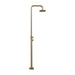 Linsol Lamezia Marine Grade Outdoor Shower - Brushed Brass 