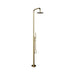 Linsol Lamezia Marine Grade Outdoor Shower - Brushed Brass 