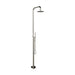 Linsol Lamezia Marine Grade Outdoor Shower - Brushed Nickel 