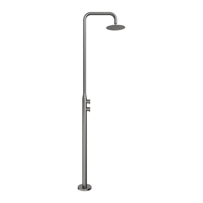 Linsol Lamezia Marine Grade Outdoor Shower - Gunmetal 