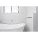 Linsol Lux S2 800mm Double Towel Rail - Brushed Brass 