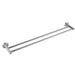 Linsol Lux S2 800mm Double Towel Rail - Chrome 