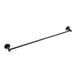 Linsol Lux S2 800mm Single Towel Rail - Matte Black 