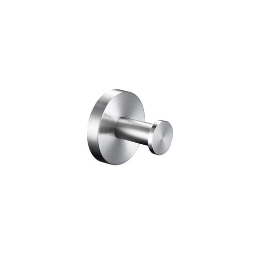 Linsol Lux S2 Single Robe Hook - Brushed Nickel 