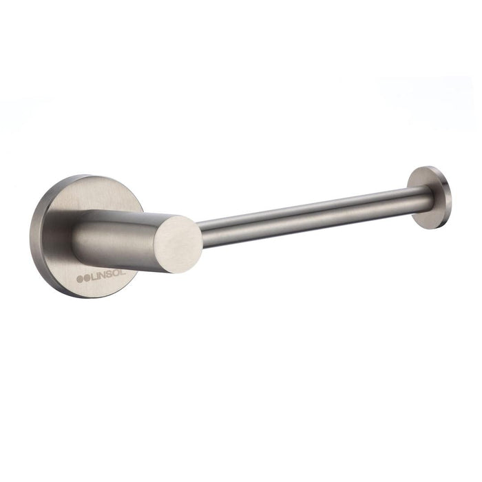 Linsol Lux S2 Toilet Roll Holder - Brushed Nickel 