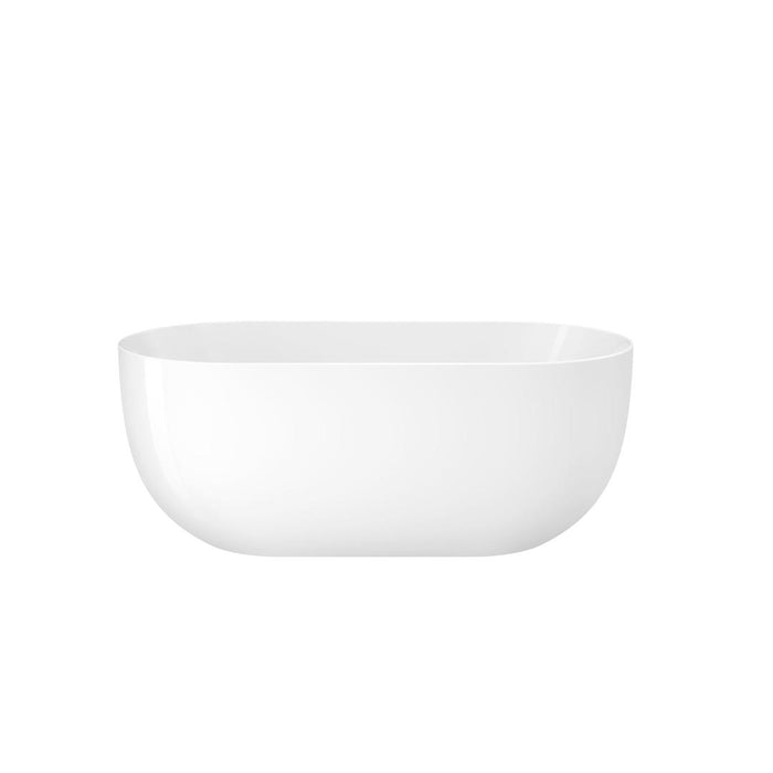 Linsol Nora 1700mm Freestanding Bath - Gloss White 