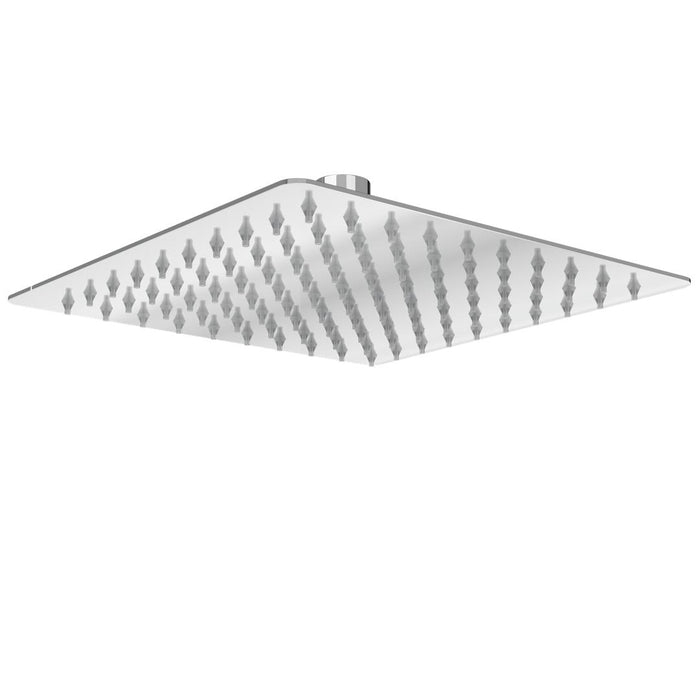 Linsol Ocean 200mm Square Shower Head - Brushed Nickel 