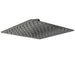 Linsol Ocean 200mm Square Shower Head - Gunmetal 