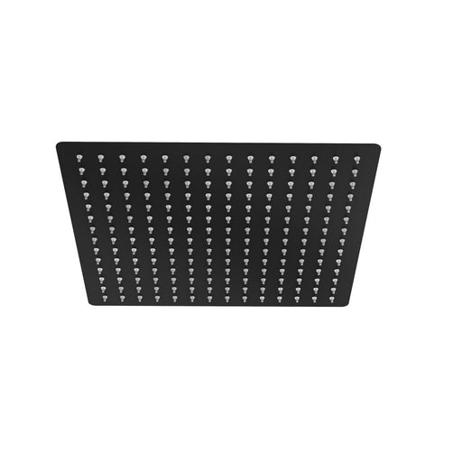 Linsol Ocean 300mm Square Shower Head - Matte Black 