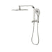 Linsol Oceanjet Short Shower Combination with 300mm Round Head - Brushed Nickel 