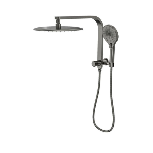 Linsol Oceanjet Short Shower Combination with 300mm Round Head - Gunmetal 