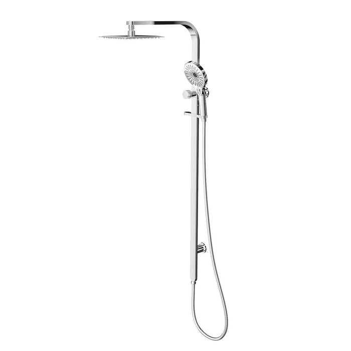 Linsol Oceanjet Shower Combination with 200mm Square Head - Chrome 