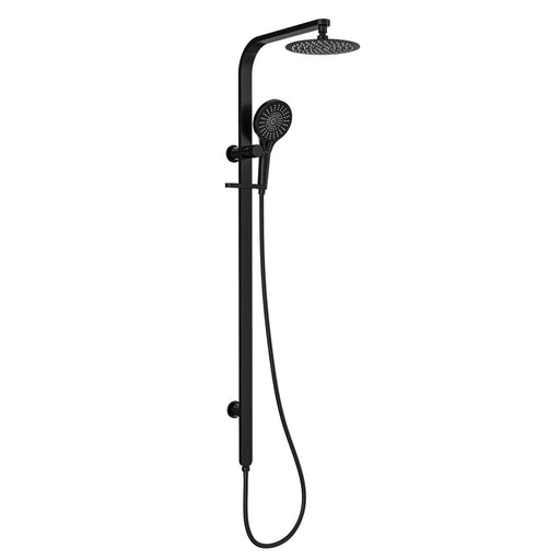 Linsol Oceanjet Shower Combination with 200mm Square Head - Matte Black 