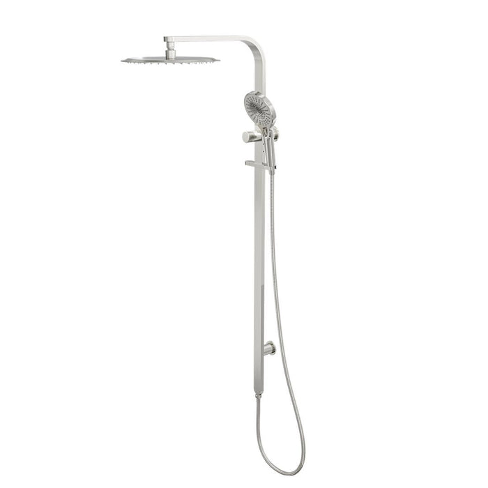 Linsol Oceanjet Shower Combination with 300mm Round Head - Brushed Nickel 