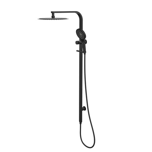 Linsol Oceanjet Shower Combination with 300mm Round Head - Matte Black 
