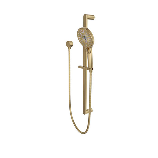 Linsol Oceanjet Sliding Shower Rail - Brushed Brass 