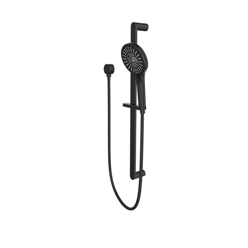 Linsol Oceanjet Sliding Shower Rail - Matte Black 