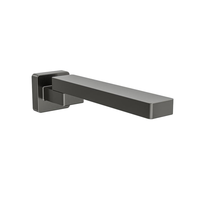 Linsol Quadra Swivel Wall Bath Spout - Gunmetal 