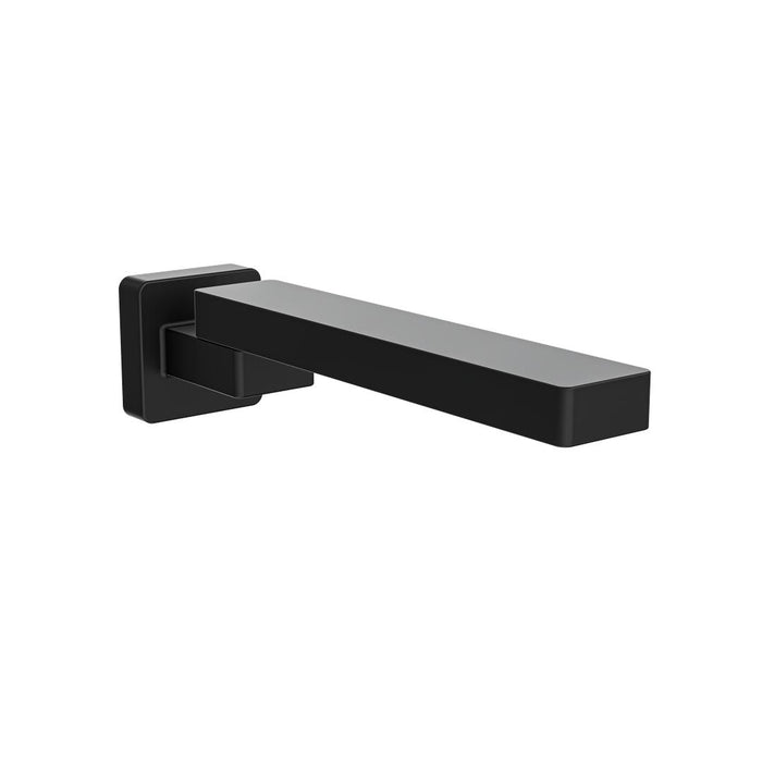 Linsol Quadra Swivel Wall Bath Spout - Matte Black 