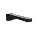Linsol Quadra Swivel Wall Bath Spout - Matte Black 