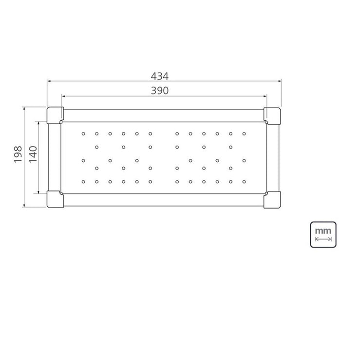 Linsol Quadrum Colander 