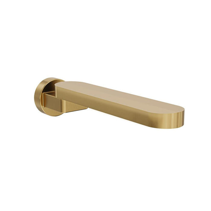 Linsol Shenay S2 Swivel Wall Bath Spout - Brushed Brass 