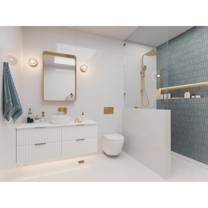 Linsol Souljet Shower Combination with 300mm Head - Brushed Brass 