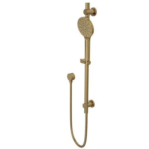 Linsol Souljet Sliding Shower Rail - Brushed Brass 