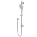 Linsol Souljet Sliding Shower Rail - Brushed Nickel 