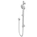 Linsol Souljet Sliding Shower Rail - Chrome 