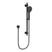 Linsol Souljet Sliding Shower Rail - Matte Black 