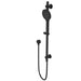 Linsol Souljet Sliding Shower Rail - Matte Black 