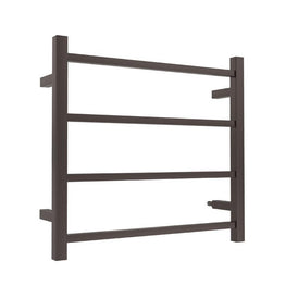 Linsol Spirit 4 Bar Heated Towel Rail - Gunmetal 